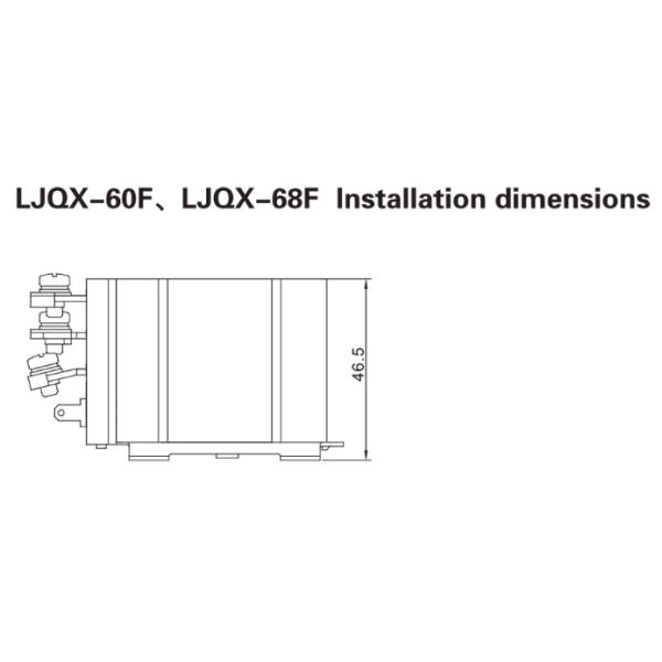 JQX-68F устанавливая электромагнитное реле 80A