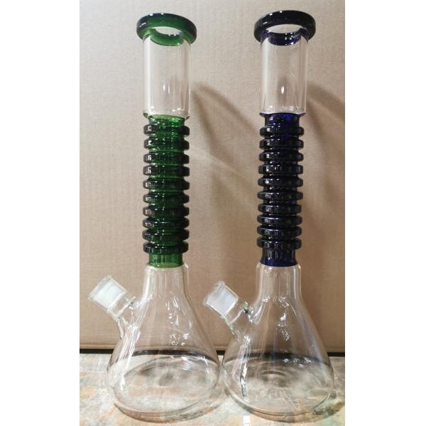 10inch Glass Hookah Smoking Pipe Beaker Water Pipes With Downstem