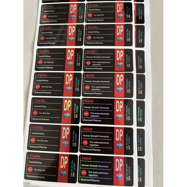 Dsip 5mg Self Adhesive Labels Small Vials Labels