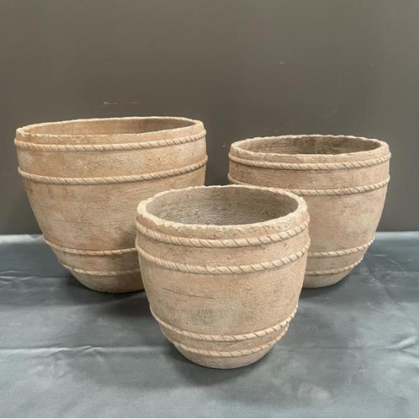 Hand Carved Quadrate GRC Planter Pots For Indoor Outdoor Garden And Home Indoor Outdoor Finishing Garden And Home