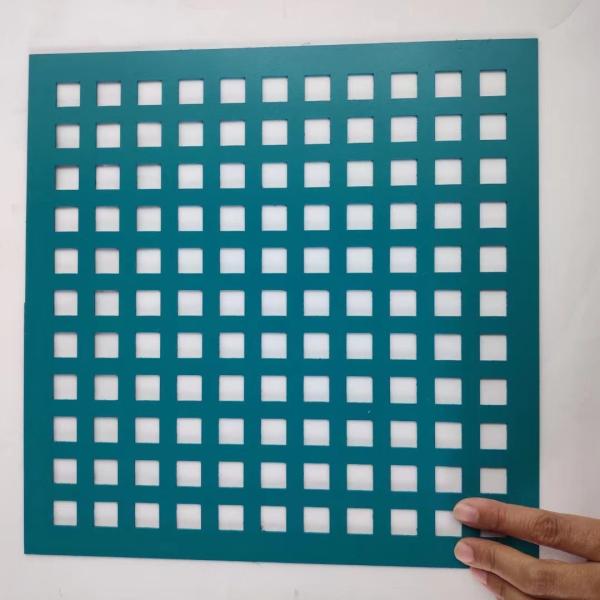 Алюминиевый оцинкованный 2 мм квадратный перфорированный металлический лист 4х8 футов