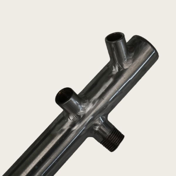High-Pressure Resistant Stainless Steel Spray Bar Assembly - Left/Right Independent Adjustable Telescopic Spray Bar for Road & Guardrail Cleaning