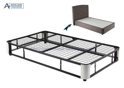 Stress Free Assembly Collapsible Metal Bed Frame , Foldable Metal Twin Bed Frame