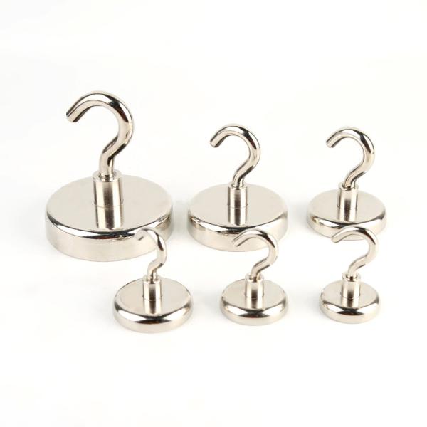 Powerful Heavy Duty Magnetic Hooks N35 Neodymium For Holding