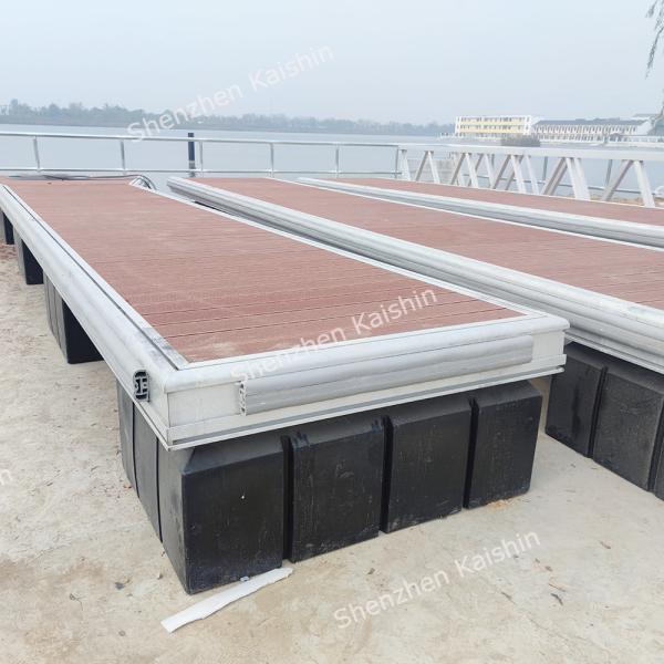 High Durability Aluminum Floating Docks Yacht Boat Floating Pontoon For Marine And Water Projects