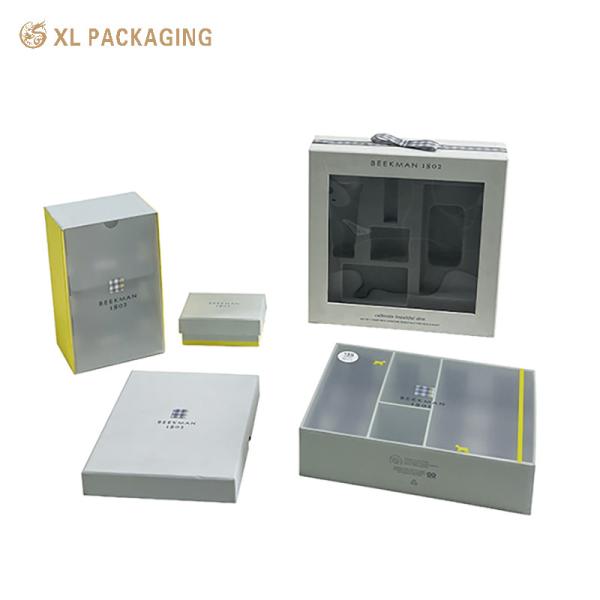 Custom Printed Skincare Box with PVC Viewing Window