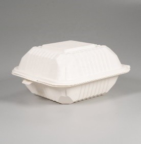 panier-repas biodégradable de 500ml 17oz de la vaisselle jetable CPLA de fécule
