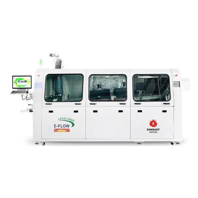 THT Component Wave Soldering Machine SUNEAST E-FLOW-350 DIP Automated Assembly Line