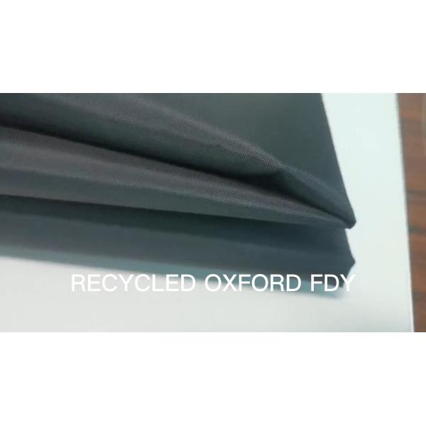 840D windproof 100% RECYCLED oxford polyester  fabric for backpack
