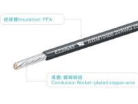 Fios pretos UL10486 PFA 300V 250C AWM10486 VW-1 Aquecedor PFA Cabo Isolamento