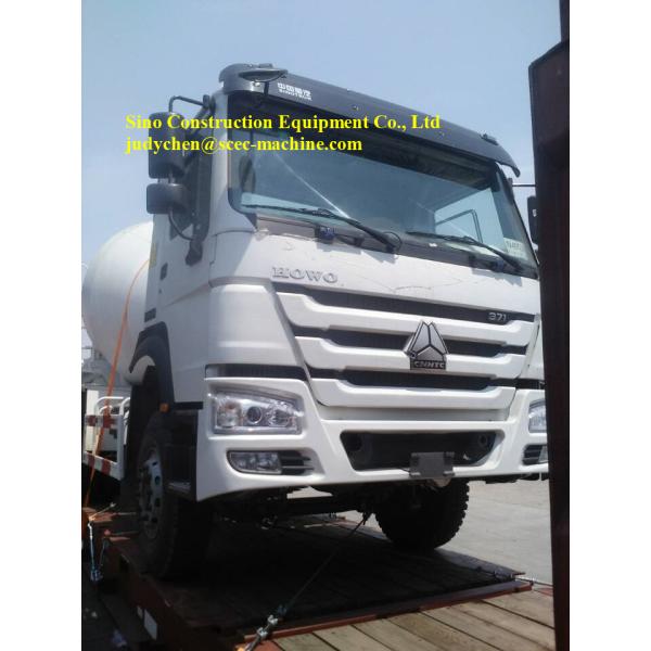 Тележка 371хп конкретного смесителя Уилера тележки 10 конкретного смесителя Синотрук ХОВО 9м3