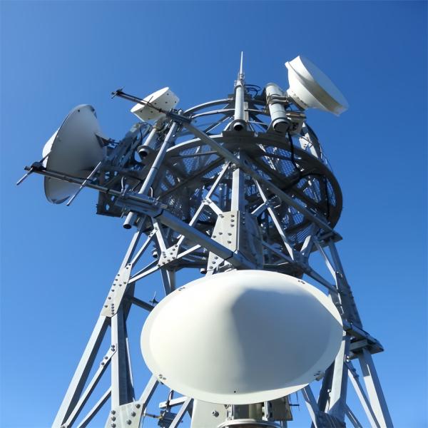 BTS太陽光発電通信塔&アクセサリー 3脚の角形自立式無線塔