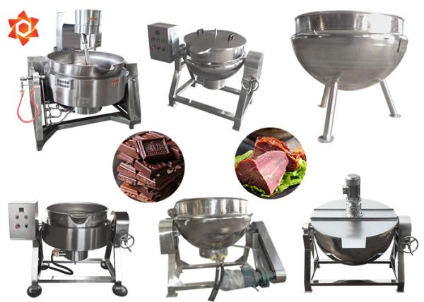 Large Commercial Steam Electric Cooking Pot Sandwich Steam Pot 12 Month Warranty