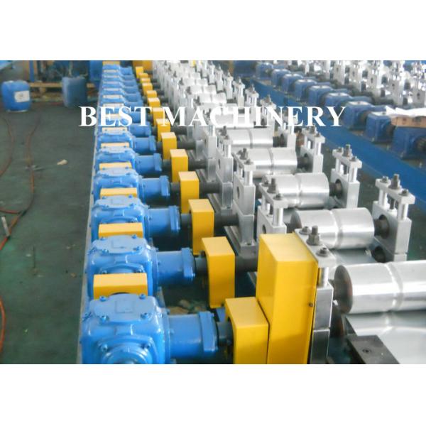 95/77/55mm PU Foam Roller Shutter Door Slate Roll Forming Machine Euro Style