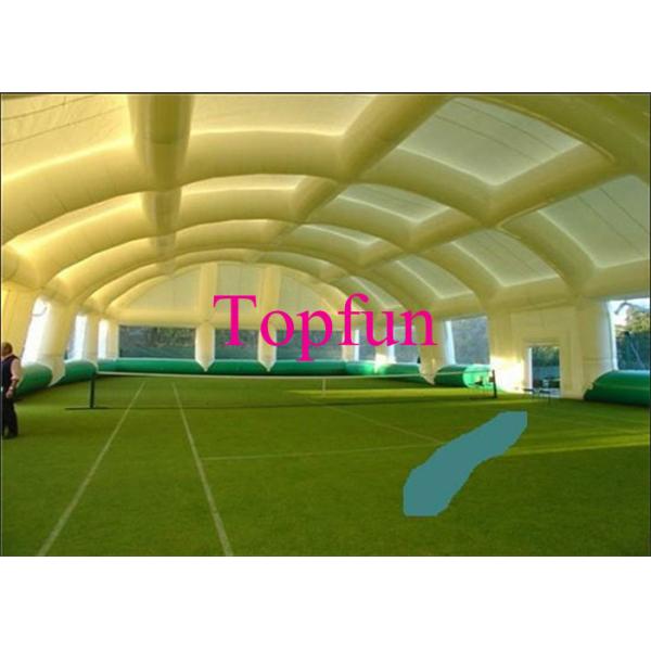 White Giant Inflatable Lawn Tent With Door For Outdoor Events Amusement Park Used