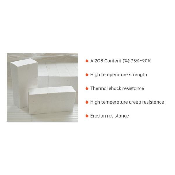 Premium Corundum Mullite Refractory Bricks For Hot Blast Stove Cement Kiln Glass Furnace And Petrochemical Unit