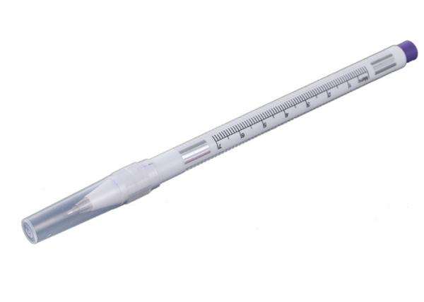 Purple Surgical Skin Marker , Permanent Surgical Marker Pen With Sterile Ruler