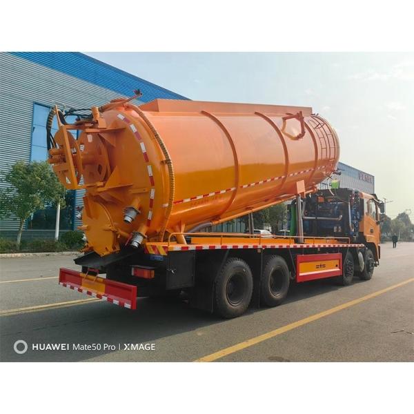 Le camion à aspiration de déchets de nettoyage à haute pression de Dongfeng 10 roues 15000 litres