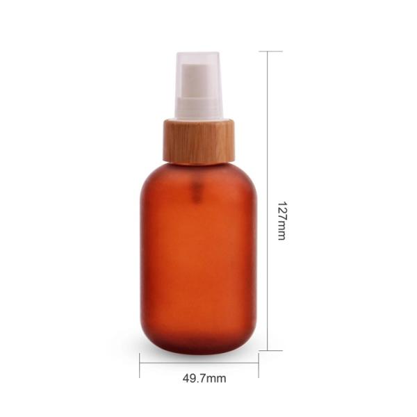 Bamboo 18/410 Perfume Pump Sprayer , Non Spill Crimp Sprayer For Lotion Pump