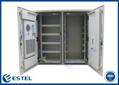 Two Compartment 24U 3C Outdoor Wall Enclosure 