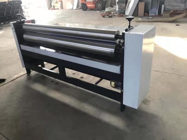 3 Ply Corrugated Cardboard Pasting Machine / Corrugated Board Gumming Machine