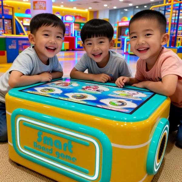 Children's Interactive Touch Screen Table - Smart Board Game for Preschool Learning, Multiple Puzzle & Entertainment Modes