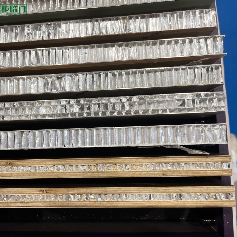 Decorative Recyclable Aluminum Wood Honeycomb Panel For Commercial Decoration