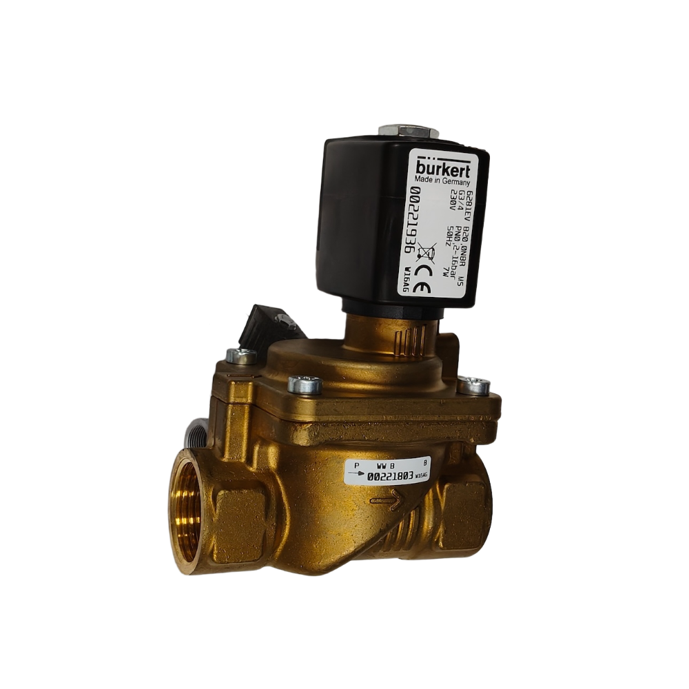 Burkert 6281 G1-1/2 Specification Consistent Stable 40.0 Flow Orifice 2/2 Way Normally Open Solenoid Valve for Precise Regulation of Liquids and Gases 00221946 00221947 00221948