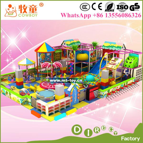 Guangzhou Cowboy Factory Price Commercial Kids Indoor Playground Equipment for Sale