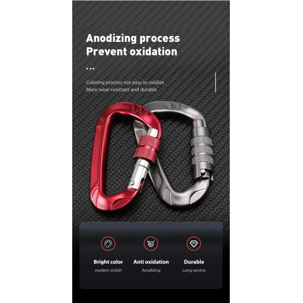 Скалолазание крючок тяжелое оборудование из нержавеющей стали прочный дизайн скалолазание