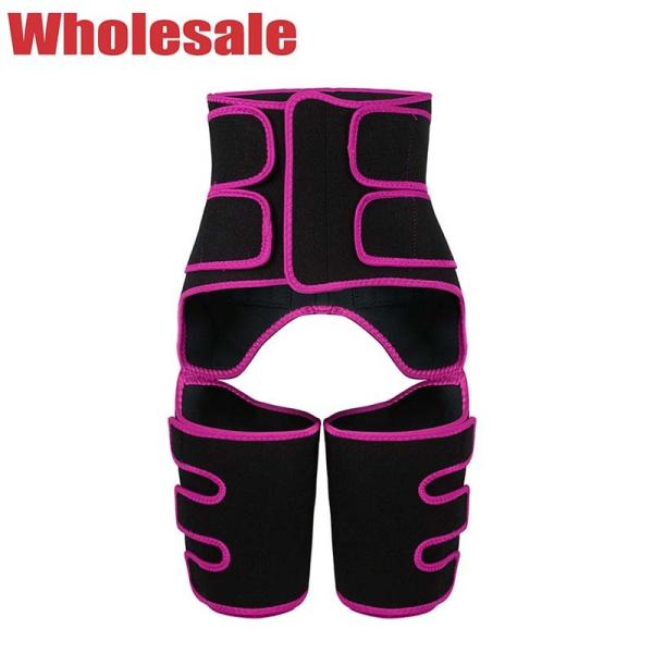 Faixa elástica do grande rosa alto do elevador de Thigh Trimmer Butt do instrutor da cintura rapidamente seca