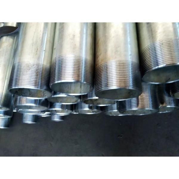 Seamless GI Steel Pipes with threading and couplings