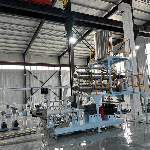 Automatic High Efficiency Pet Food fish feed extruder machine Stainless Steel