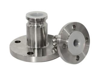 2 Inch SS304 EN PN16 Flange PFA Lined Pipe customized available