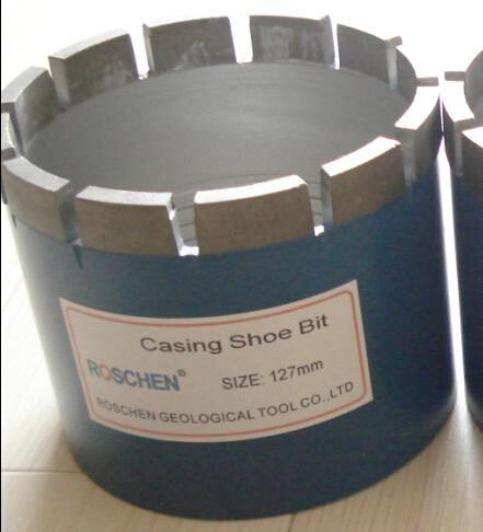 HW / NW Diamond Core Drill Bits Casing Shoe for Casing Tube and Pipe