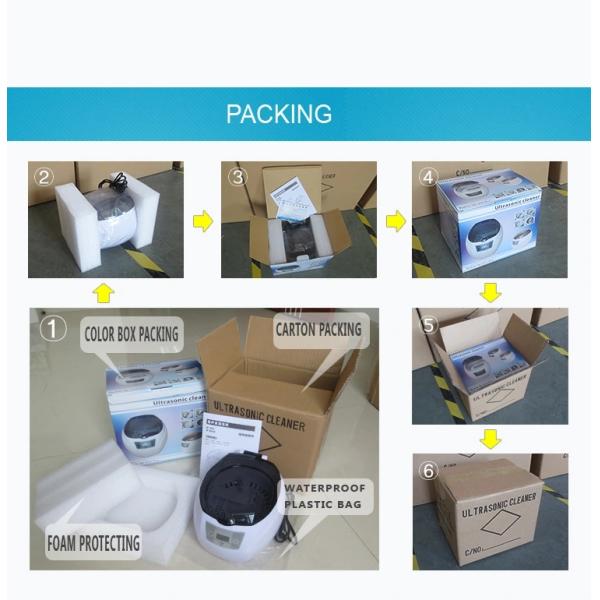 FCC ROHS таймера уборщика 30min пластикового отделяемого CD домочадца Skymen 750ml ультразвуковой