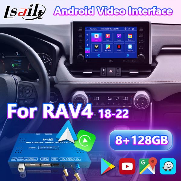 Lsailt Android GPS Navigation Multimedia Interface for 2018-2023 Toyota RAV4 Majesty