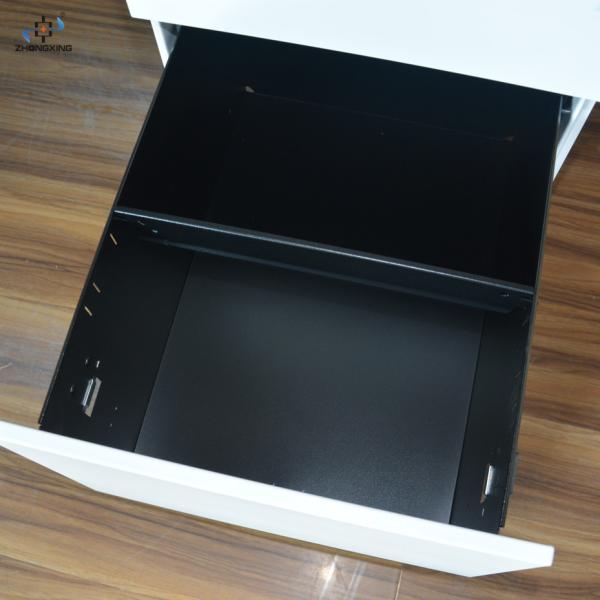 0.4mm To 1.0mm 3 Drawer Lockable Filing Cabinet ISO9001