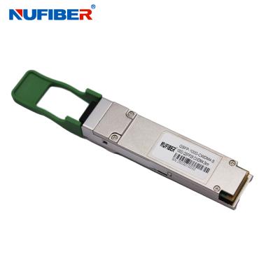 100G QSFP28 Transceiver CWDM4  2km LC for cisco huawei aruba hp hot pluggable duplex LC connector 4 lanes MUX/DEMUX design