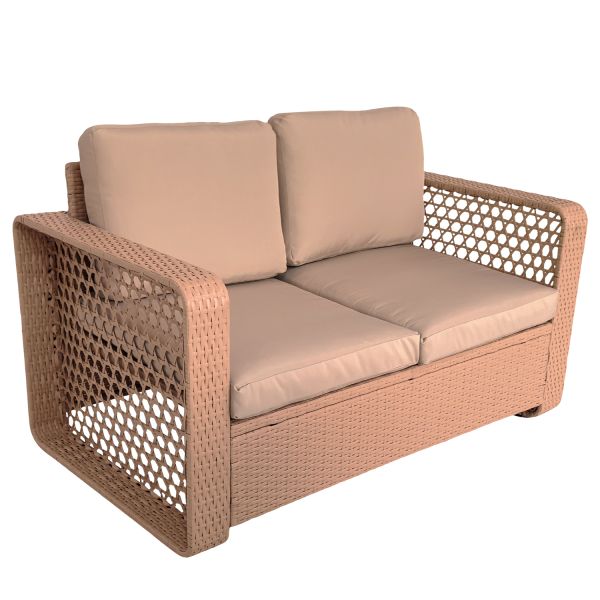 2026 Hot Sale PE Rattan Sofa Set Indoor Outdoor Garden Furniture Multi Person Leisure Conversation Table and Chairs