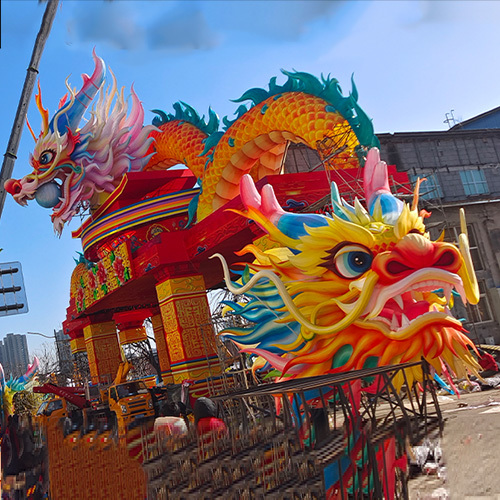 Custom Lagre Scale Festival Traditional Lantern Chinese Cultural Light Sculpture