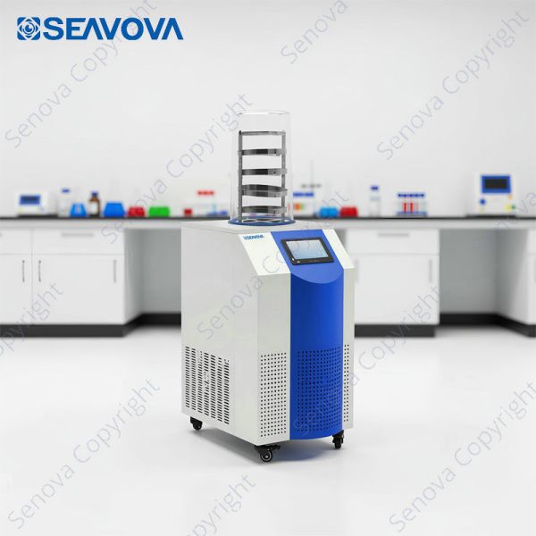 -60C Programmable Lab Lyophilizer 6Kg Lyophilization Laboratory