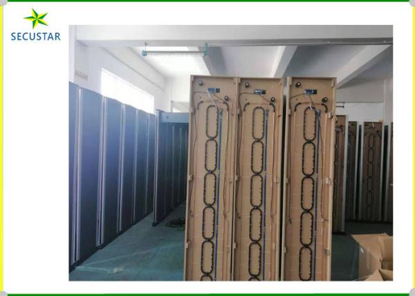 Shopping Mall Entrance Walk through Metal Detectors For Public Security