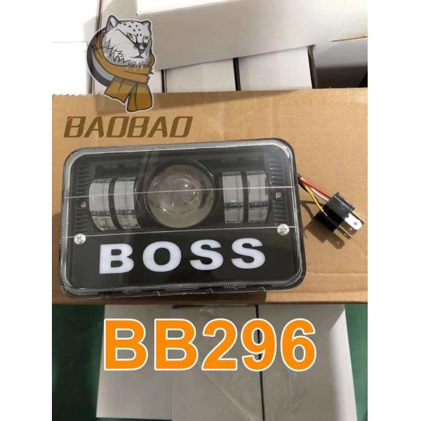 5 Inch Plastic Blue Red Flash 80V LED Headlight For Harley Davidson Accessories