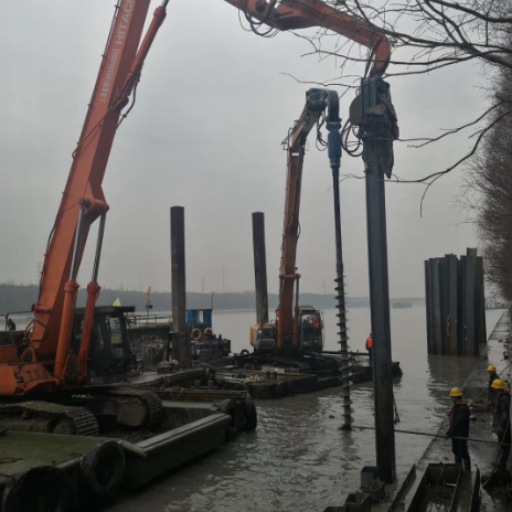 водитель кучи молотка 18m гидравлический Vibratory малошумный