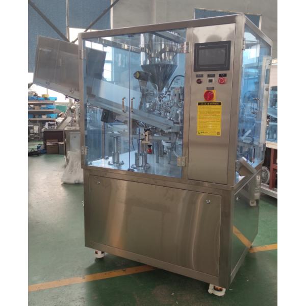 Lotion Cream Toothpaste Soft Tube Filling Sealing Machine with Automatic Tube Feeder