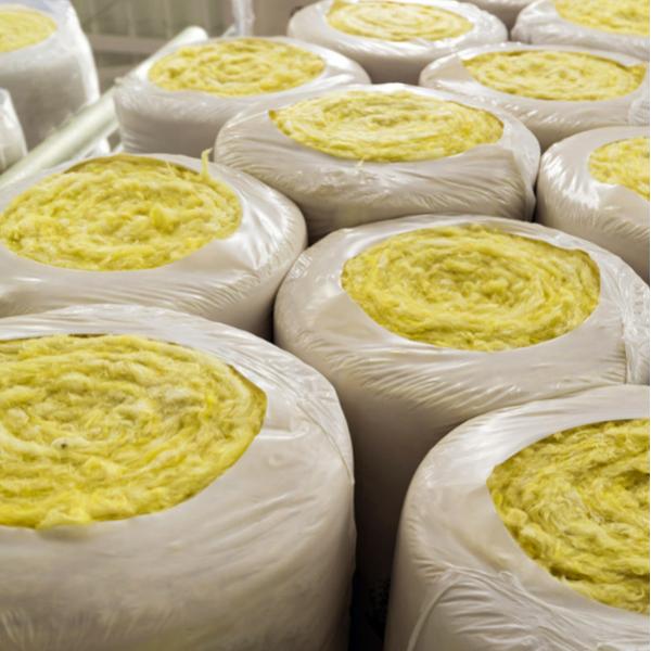 50mm Aluminum Foil Veneer Heat Insulation Materials Felt Fireproof Steel Structure