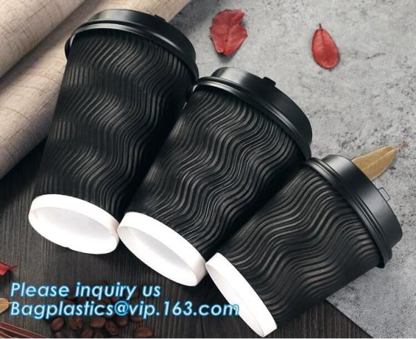 double wall paper coffee cup_ custom printed disposable coffee paper cup with lids,Disposable Paper Coffee Cup Custom Pa