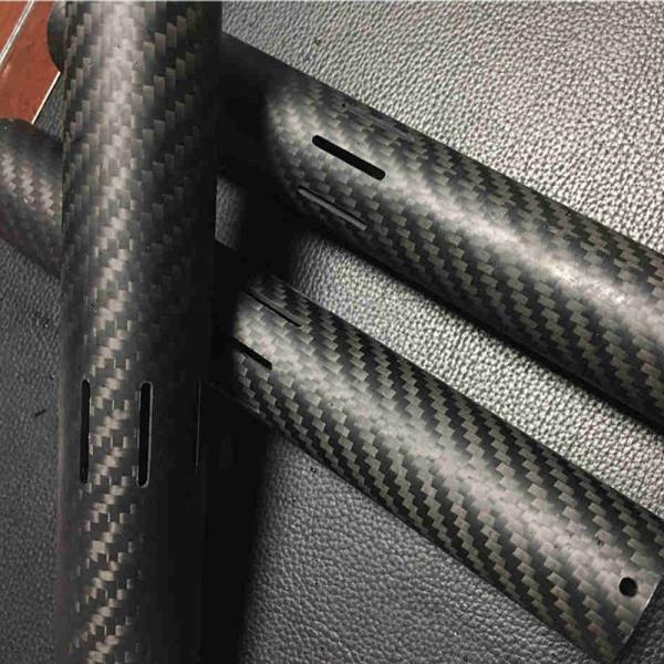14 X 12 X 1000mm Carbon Fiber Tube 3K Roll Wrapped CF Tube