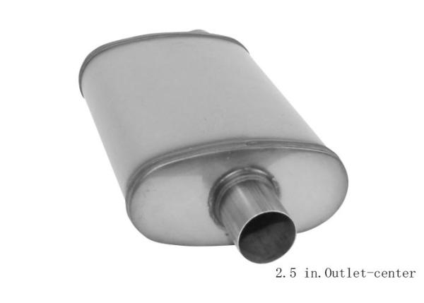 63.5mm 2,5 silencioso de aço inoxidável do desempenho para o automóvel
